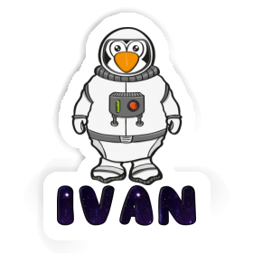 Ivan Sticker Astronaut Image