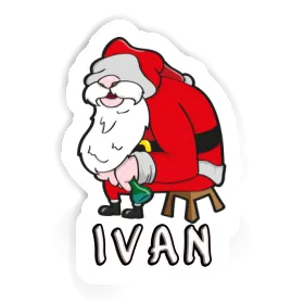 Sticker Weihnachtsmann Ivan Image