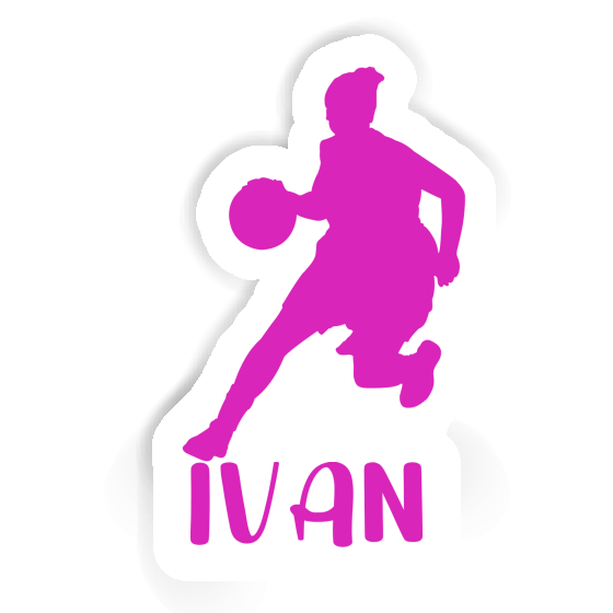 Sticker Ivan Basketballspielerin Gift package Image