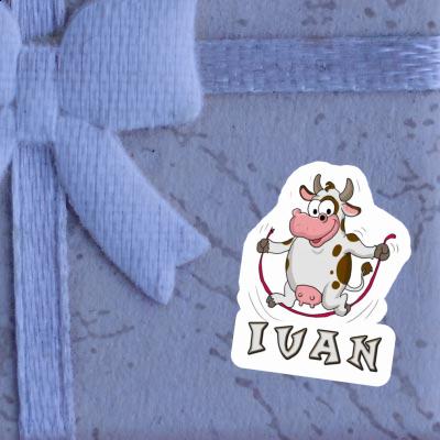 Aufkleber Fitness-Kuh Ivan Gift package Image