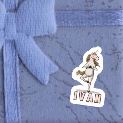 Ivan Aufkleber Yoga-Einhorn Gift package Image