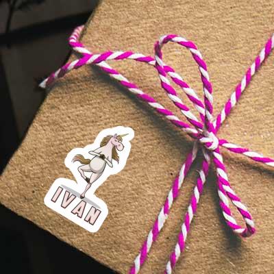 Ivan Aufkleber Yoga-Einhorn Gift package Image