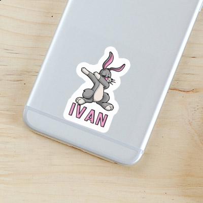 Sticker Dabbing Hare Ivan Image
