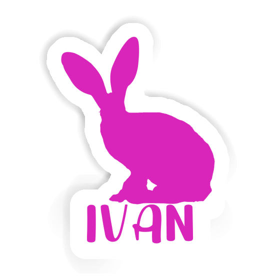 Rabbit Sticker Ivan Laptop Rabbit Sticker Ivan Laptop Image
