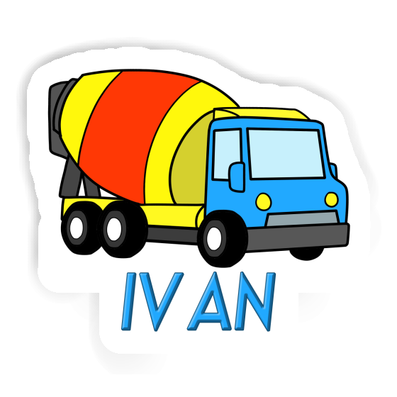 Ivan Aufkleber Mischer-LKW Laptop Ivan Aufkleber Mischer-LKW Laptop Image