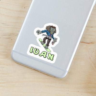 Snowboarder Sticker Ivan Notebook Snowboarder Sticker Ivan Notebook Image