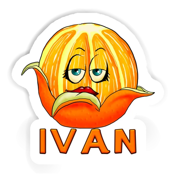 Aufkleber Ivan Orange Notebook Image