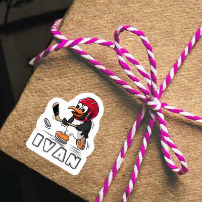 Ivan Sticker Ice Hockey Penguin Notebook Ivan Sticker Ice Hockey Penguin Gift package Image