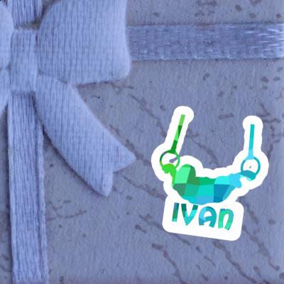 Gymnaste aux anneaux Autocollant Ivan Gift package Image