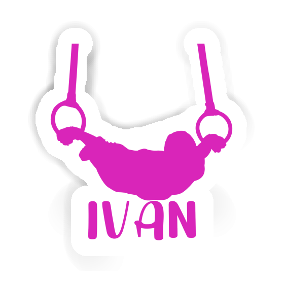 Autocollant Gymnaste aux anneaux Ivan Image