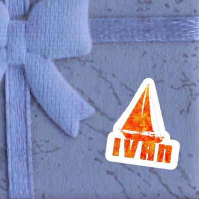 Sticker Ivan Segelboot Laptop Image