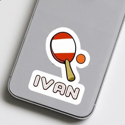 Ivan Sticker Table Tennis Paddle Notebook Ivan Sticker Table Tennis Paddle Notebook Image