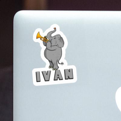 Éléphant Autocollant Ivan Image