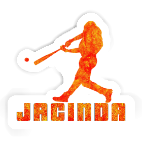 Jacinda Autocollant Joueur de baseball Image