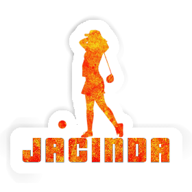 Autocollant Golfeuse Jacinda Image