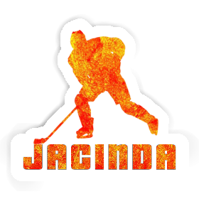 Aufkleber Jacinda Eishockeyspieler Image