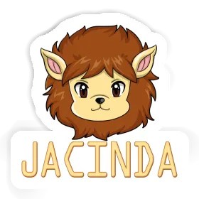 Jacinda Autocollant Tête de lion Image