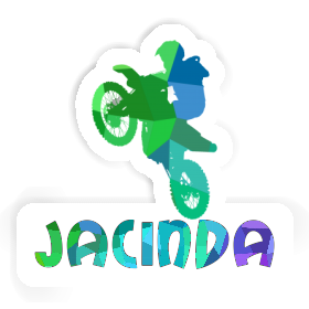 Autocollant Jacinda Motocrossiste Image