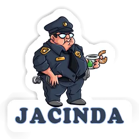 Jacinda Autocollant Policier Image