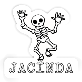Jacinda Autocollant Squelette Image