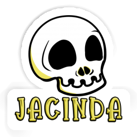 Tête de mort Autocollant Jacinda Image