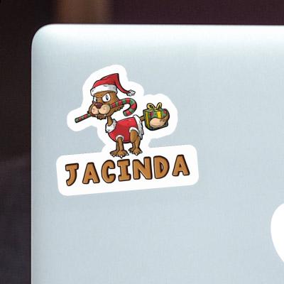 Aufkleber Weihnachtskatze Jacinda Notebook Aufkleber Weihnachtskatze Jacinda Notebook Image