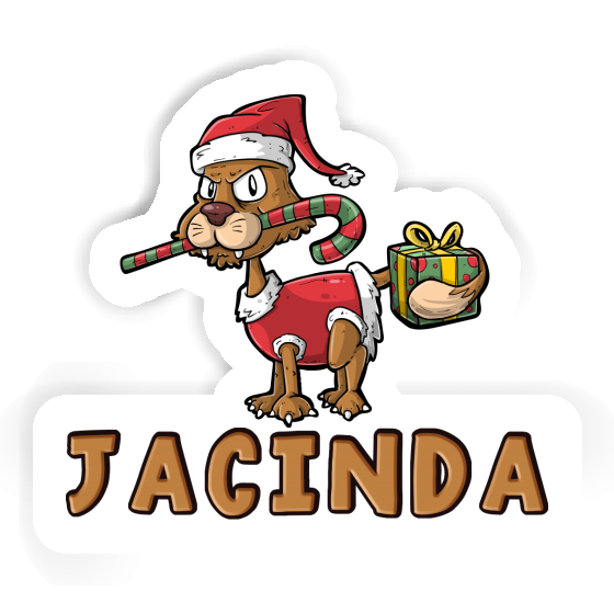 Aufkleber Weihnachtskatze Jacinda Notebook Aufkleber Weihnachtskatze Jacinda Gift package Image