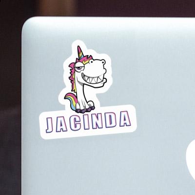 Autocollant Jacinda Licorne grinçante Autocollant Jacinda Licorne grinçante Image