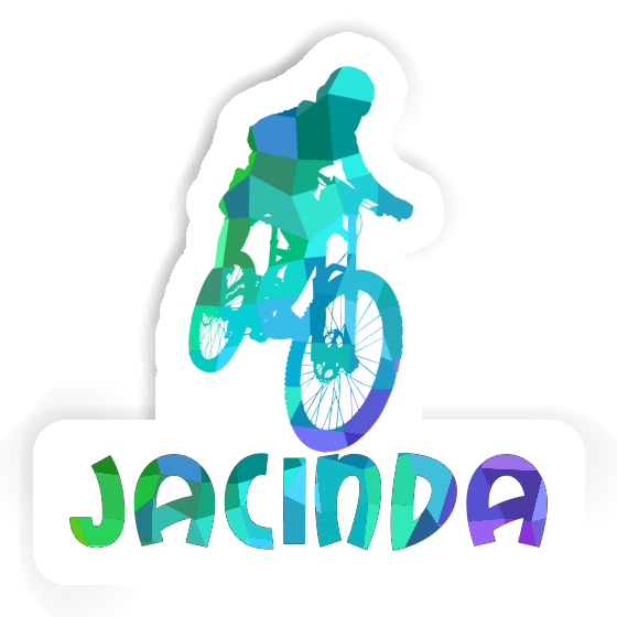 Jacinda Autocollant Freeride Biker Notebook Image