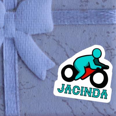 Sticker Jacinda Motorbike Driver Notebook Sticker Jacinda Motorbike Driver Gift package Image