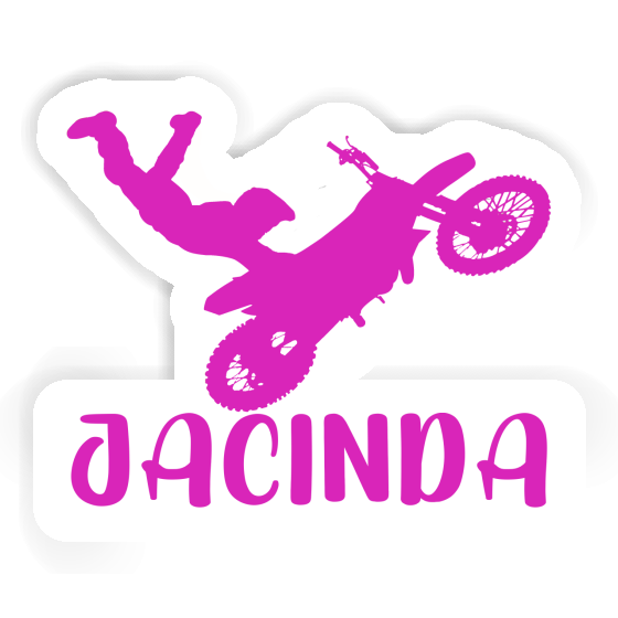 Motocross-Fahrer Aufkleber Jacinda Notebook Image