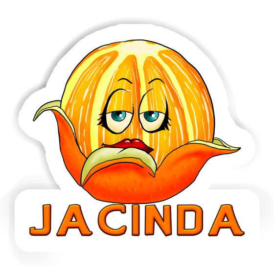 Autocollant Jacinda Orange Laptop Image