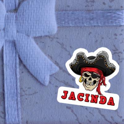 Autocollant Jacinda Crâne de pirate Notebook Autocollant Jacinda Crâne de pirate Gift package Image