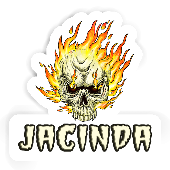 Autocollant Jacinda Tête de mort Autocollant Jacinda Tête de mort Image