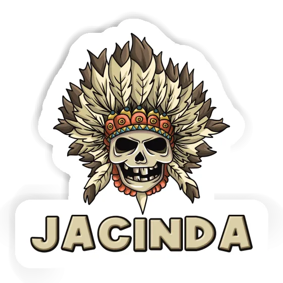 Jacinda Sticker Totenkopf Notebook Image