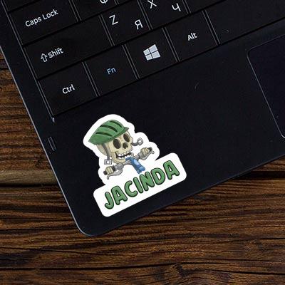 Biker Sticker Jacinda Notebook Biker Sticker Jacinda Notebook Image