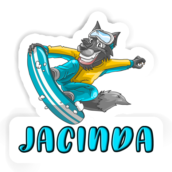 Sticker Jacinda Boarder Sticker Jacinda Boarder Image