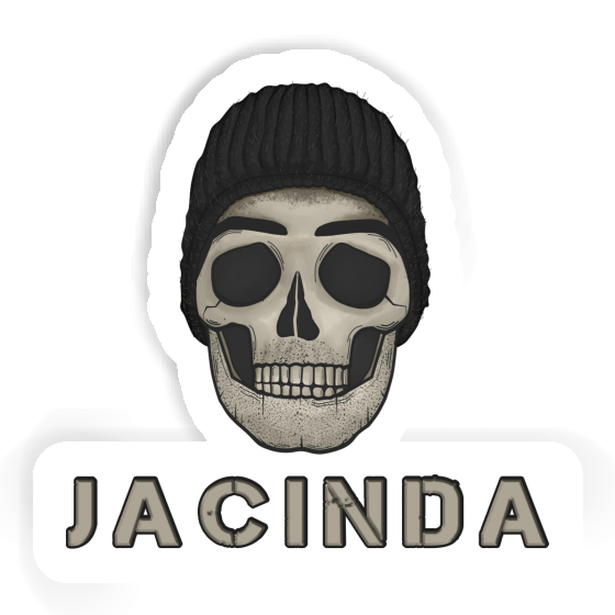 Jacinda Autocollant Tête de mort Laptop Image