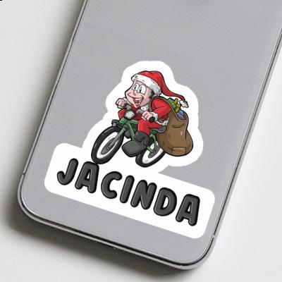 Bicycle Rider Sticker Jacinda Laptop Bicycle Rider Sticker Jacinda Laptop Image