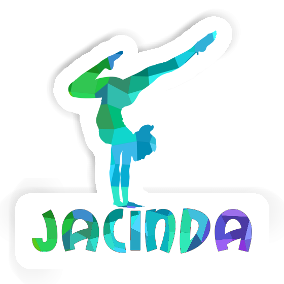 Autocollant Jacinda Femme de yoga Laptop Autocollant Jacinda Femme de yoga Laptop Image