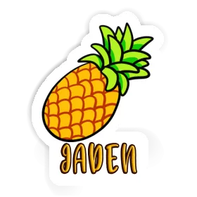 Sticker Pineapple Jaden Image