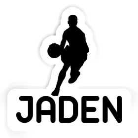 Sticker Jaden Basketball Player Image