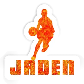 Basketballspieler Aufkleber Jaden Image