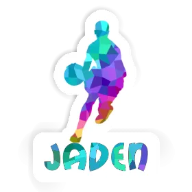 Jaden Sticker Basketball Player Image