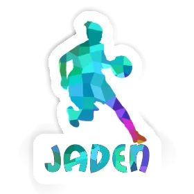 Jaden Sticker Basketball Player Image