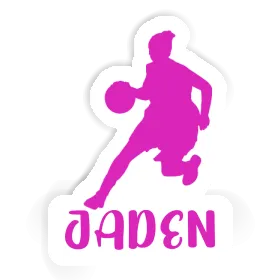 Autocollant Joueuse de basket-ball Jaden Image