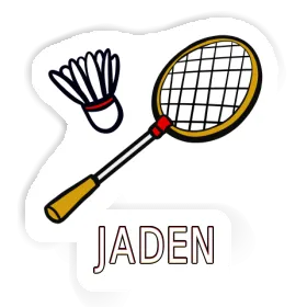 Badmintonschläger Sticker Jaden Image