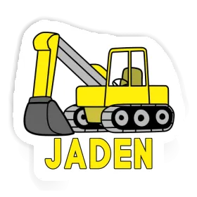 Excavator Sticker Jaden Image