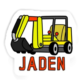 Jaden Sticker Mini-Excavator Image