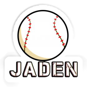 Jaden Autocollant Balle de baseball Image